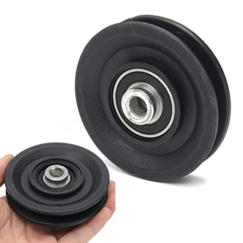 Rodas de polia metalúrgica de 8,8 cm da Besportble, polia de rolamento especial, roda, guia de rodas