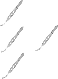 Beavorty 4 Pçs Pinça De Massagem Da Glândula Meibomiana Ferramenta De Cílios Ferramentas De Cílios Para Extensões De Cílios Pinças De Cílios Para Cílios Postiços Ferramentas De Rímel Para