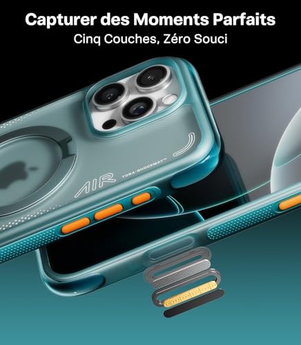Coque iPhone 16 Pro antichoc pour éviter les casses d'écran et de caméra