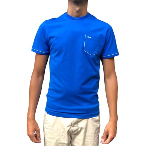 Harmont & Blaine Camiseta de manga corta IRH160021152, azul turquesa, XS