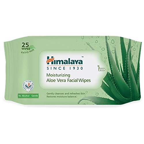 Himalaya Moisturising Aloe Vera Facial Wipes (25 Wipes) (25 Wipes) #TOP16