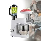 Dough Blender Stand Mixer,Electric Stand Mixer,Load Sensing Design,Constant Speed,Suitable For Birthday Parties,Company Team Building,Wedding Venues,Fast Food Restaurants (White)