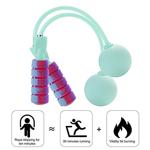Comba Crossfit Cuerda de Salto Cuerda sin Cable Salta Multifuncional Profesional Gimnasio Saltar Cuerda Perder Peso Equipo de Fitness con Bola inalámbrica (Color : A)