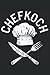Produktbild Chefkoch Küche Zubehör Gabel Messer Mütze: Notizbuch & Rezeptbuch für Köche und Gastronomen