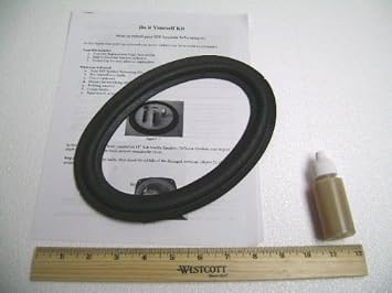 ZXPC 2 Two 6" x 9" Foam Speaker Surrounds w/Repair Refoam Instruction & Glue