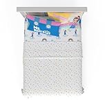 Franco Ms. Rachel Educational Adventures Duvet Set, Super Soft, Cozy, Microfiber, 4-Piece, for Kids, Official Licensed Product