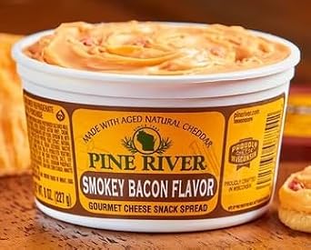 Wisconsin Cheese Spread, 8oz Shelf Stable (Smokey Bacon)