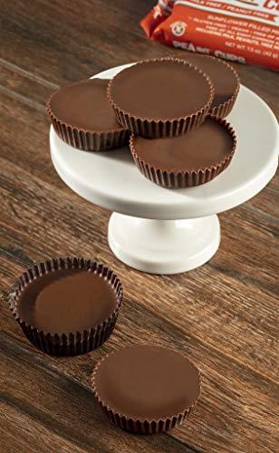 Vegan, Gluten Free, Nut Free |Large Chocolate PeaNot Butter Cups (12 Pack) | Dairy Free, Soy Free, Sesame Free | Allergy Friendly Snacks | No Whey Foods - Thumbnail 5