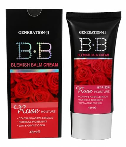 Image of MN BB Cream Rose Moisture F12010 45ml | Blemish Balm Cream | Waterproof | Light Weight | Long Lasting | Makeup Foundation. (Shade-B#, Free Size)