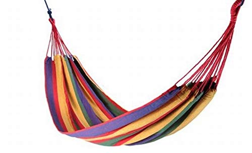 Primrose Tortola Rainbow Outdoor Garden Hammock with Side Bag Attached