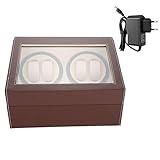 ❥ DETALLES DEL PRODUCTO: la cubierta de vidrio orgánico acrílico transparente es a prueba de humedad, lo que brinda protección para sus relojes. Junto con un fondo de fieltro negro que evita que la superficie de los muebles se raye. relojes, incluidos relojes de cara grande, relojes con bandas pequeñas y varios otros estilos de relojes para hombres y mujeres.Adopta material de cuero PU, fácil de limpiar.