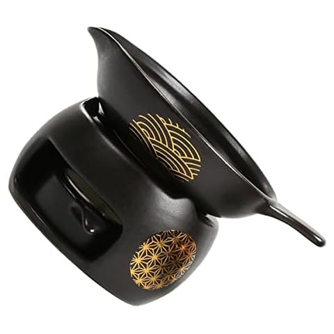 BESTonZON 1 set Device Living Mini Candles Waker or Dish Herb Circular Heatproof Oil Patio Bean Fragrance Flavoring Ceramic Warmers Food Decoration Scented for Milk Tabletop Roaster Wax Cover