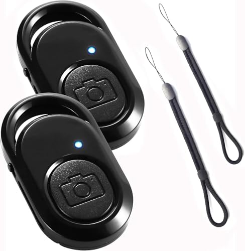 2 Pcs Bluetooth Remote Control For Wireless Smartphones With Wrist