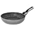 Produktbild Stoneline Flex Made in Germany Schmorpfanne 24 cm, hoher Rand, mit abnehmbarem Griff, hohe Pfanne für öl- und fettfreies Braten, antihaft beschichtet mit echten Steinpartikeln, Induktion