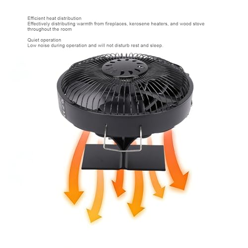 Ventilateur de cheminée pour poêle à bois éliminant les pertes de chaleur - 5