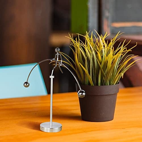 Image of AUGEN Balancing Pendulum Durable Metal Innovative Stress Relief Toy for Home Office Desktop Gift Decoration (1 Piece, 7709P2)