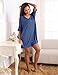 Aibrou Camisón Mujer Algodón Pijama Embarazada Ropa para Dormir Premamá Manga Corta...