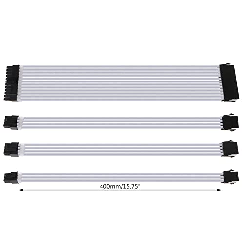 Kit básico de cabo de extensão 24 pinos 8 pinos 6PIN 4 + 4 pinos GPU CPU cabo de extensão 30/40cm fi