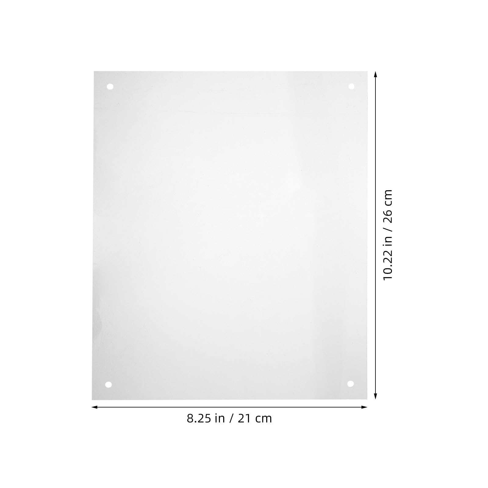 Toddmomy 1 Set di Pannelli di Protezione per l'urina della Gabbia - Rivestimento in plastica Trasparente 10"x8" per Habitat di Conigli, porcellini d'India e furetti - Accessori per