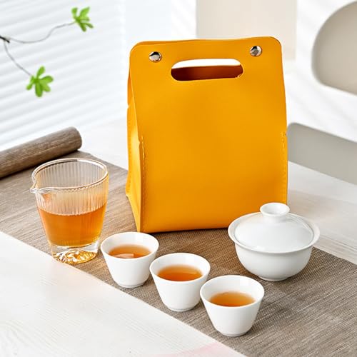 Kit thé Gaiwan portable pour infuser sans feuilles amères - 3