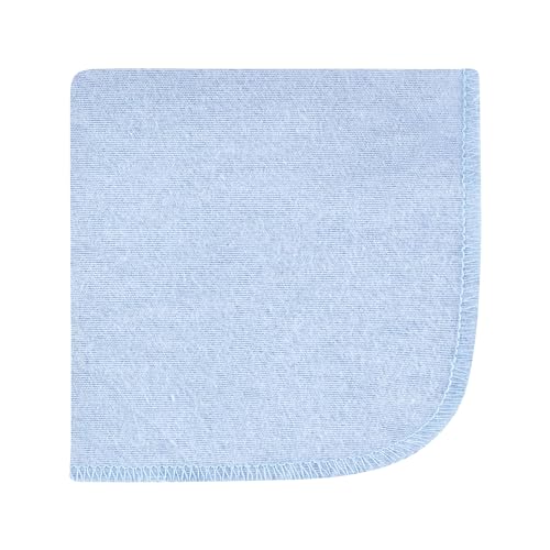 Image of Hudson Baby Unisex Baby Flannel Cotton Poly Washcloths, Unicorns Rainbows 10 Pack, One Size