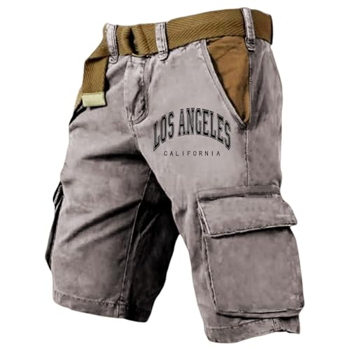 Pantalones cargo cortos flexibles de hombre que solucionan la rigidez en el trabajo diario