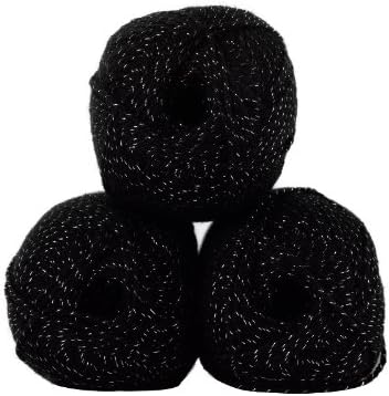 James Brett Twinkle Fashion DK Double Knitting Wool 1 x 100g Ball Glitter Yarn (Navy Blue - TK4)