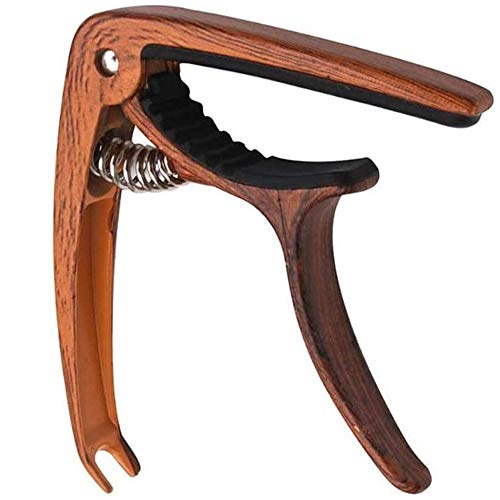 HJJ Acoustic Guitar Capo, Professional Ukulele Capo Premium Zinc Alloy Accessories, for 6 String, Electric Guitar, Bass, Banjo, Mandolin