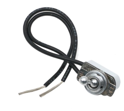 Leviton Metal Ball Toggle Appliance Switch 3A ON/OFF Single Pole Single ...