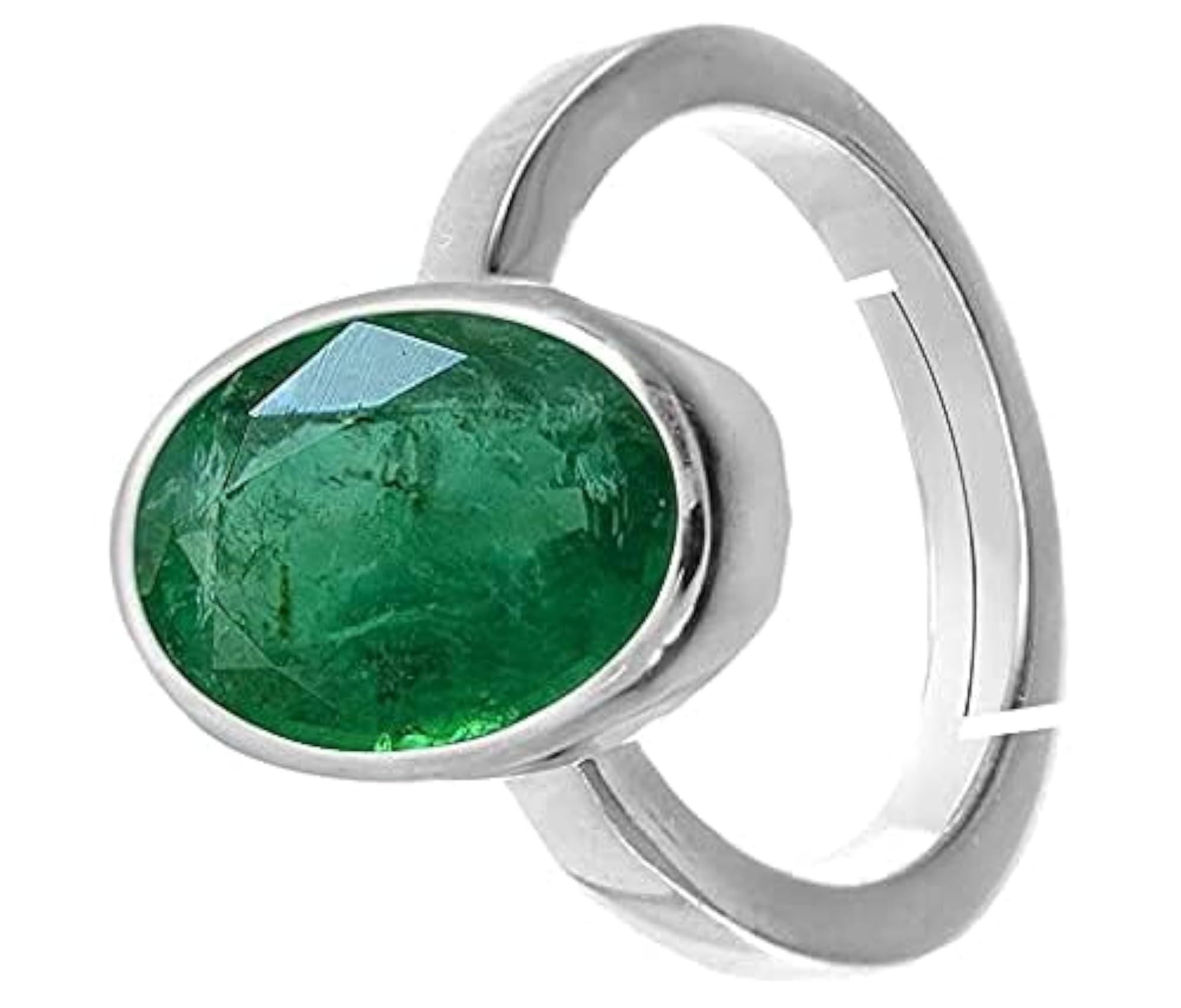 14.25 Ratti Natural Emerald Adjustable Ring, Lab Certified