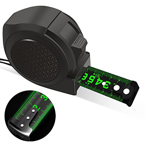 2023 New Fluorescent Steel Tape Measure, Thickened Type Dark Night Fluorescent Precision Measuring Tape, Retraction Control And Self-Lock Note. (7.5M*25Mm) #TOP12