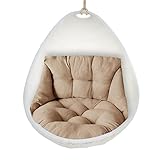 Rianpesn Cojín Hamaca Huevo - Cojín para Hamaca con Respaldo para Silla de Escritorio,Cojín Lavable para Respaldo de Silla de Escritorio, cojín para Silla giratoria, Cojines para Silla de Huevo