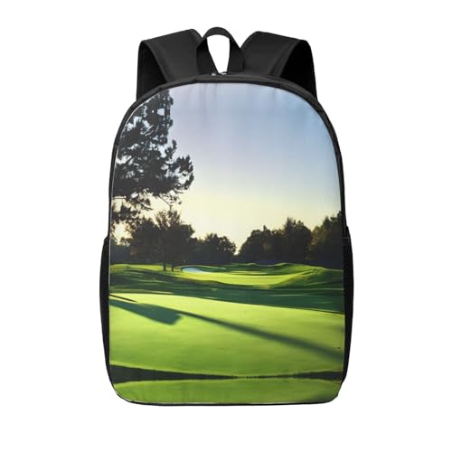 NOUZU Golf Course Print Travel Laptop Backpack