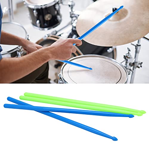 Baquetas coloridas 5A de nylon para bateristas principiantes miniatura 2