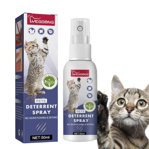 Spray Antimordeduras Perros, Spray Amargo para Mascota Antiarañazos, Spray de Corrección de Comportamiento de Mascotas, Spray Agrio de Entrenamiento Antimasticable para Entrenar a Gatos y Perros