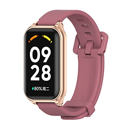 CHULN Pulsera Compatible con Redmi Smart Band 2 Correa, Cómoda Correa de Silicona Suave compatible...