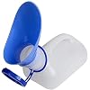 Unisex Potty Urinal for Car, Toliet Urinal for Men and Women, Bedpans Pee Bottle with a Lid and Funnel, Mobile Toilet Portable Urinal for Car, Old Man, Child and Diabetes for Camping Outdoor Travel