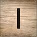 SMART BLONDE I Letter Tile Novelty Metal Square Sign SQ-1111