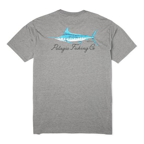 T-shirt Marlin PELAGIC Goione vêtement de pêche et haut décontracté pour homme