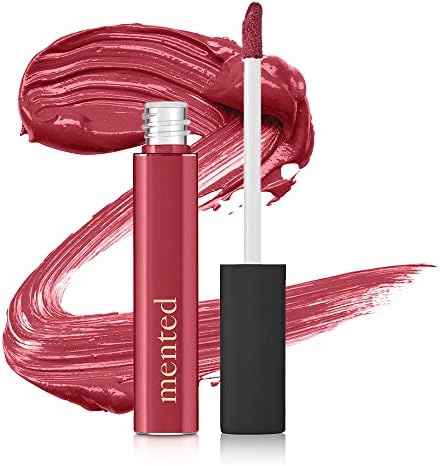 Mented Cosmetics Cranberry Pink Lip Gloss - Vegan Lip Makeup - Long Lasting and Moisturizing Lipgloss - Buildable Tinted Lip Gloss Pigment in Lip Gloss Tubes for Glossy Lip Make Up