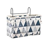 Gwotfy Organizador de Almacenamiento Colgante de Bolsillo para mesita de Noche, bolígrafo Remoto (Azul)