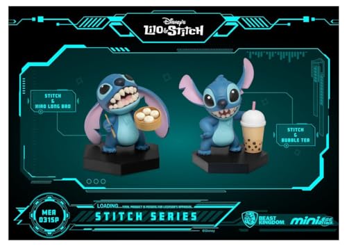 Beast Kingdom Toys Lilo & Stitch Mini Egg Attack Figures 2-Pack Stitch Series Asian Cuisine 8 cm (MEA-031SP)
