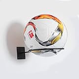 Hochwertige Ballhalterung für Fußball, Football, Basketball, Volleyball und Handball - Ball Wandhalterung - Ballständer - Einfache Montage