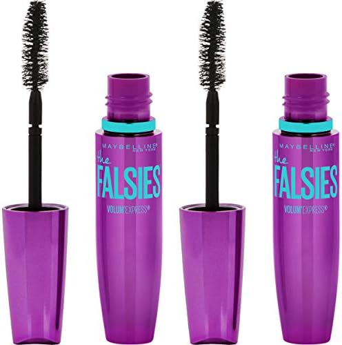 Maybelline New York Volum'Express the Falsies Washable Mascara Special Value Pack(pack of 2- 0.25 Fl. Oz.), 280 Blackest Black,