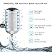 WINGSOL WINGSOL Stainless Steel Water Filter for Sink Faucet, NSF/ANSI 42 & 53, 360° Rotating Tap Purifier Reduces PFAS, Lead, Chlorine & Microplastics, 350 Gallons Long-Lasting for Kitchen & Bathroom