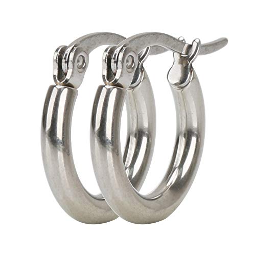 [silver KYASYA] t[vsAX Vo[ S[h ubN OsAX    316LsAX t[v VvsAX jZbNX 傫(FFVo[AaF10mm)