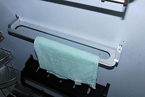 Porte-serviettes simple mural en aluminium pour accessoire de bain