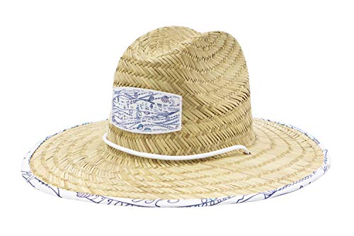 Malabar Straw Sun Hat with Tall Palm Print - Wide Brim Hat for Men & Women - Adjustable Drawstring Chin Cord Sun Hat for Beach, Cruise, Paddle Board, Fishing, Boating, Hiking & Outdoor Protection4