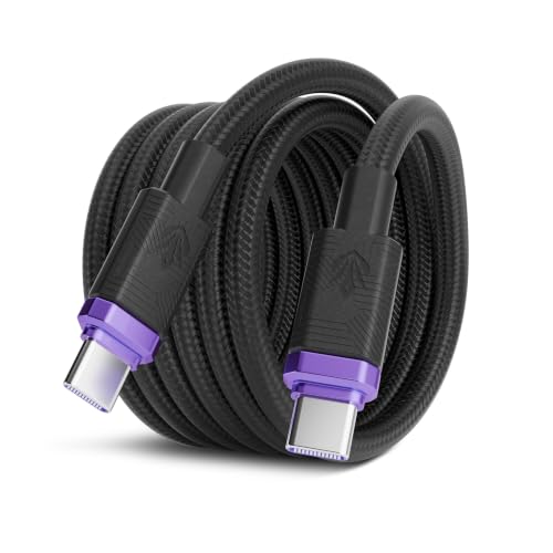Image of ELO Link 240W Thunderbolt 4 USBC Gaming Cable for XR AR Glasses, 40Gbps, 8K | Thunderbolt 4 and USB-IF certified, 8K 60Hz DP Alt Mode for USB-C display glasses, handhelds, laptops, braided, 3.3 ft (1 m)