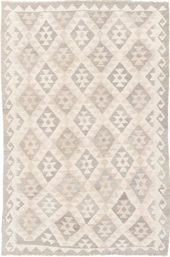 Tapis en laine Kilim Afghan Heritage tissé main 120x182 authentique
